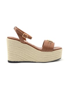 4US By Paciotti sandalo con zeppa in corda